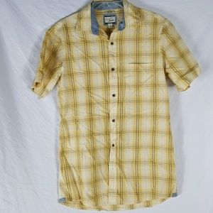 [Men's] Bass Yellow Striped Button Shirt
